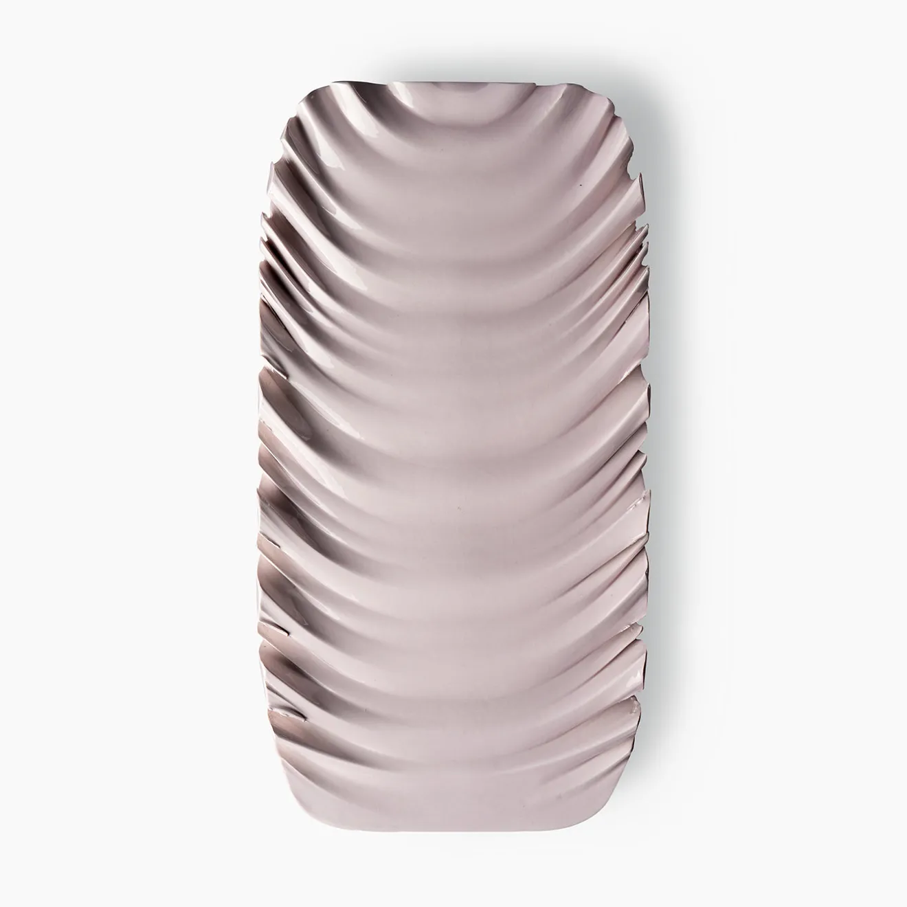 Bitossi Ceramiche Piatto Decorativo Viola Trasparente di Aldo Londi