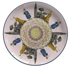 Les Ottomans Piatto in porcellana Costantinopoli 10