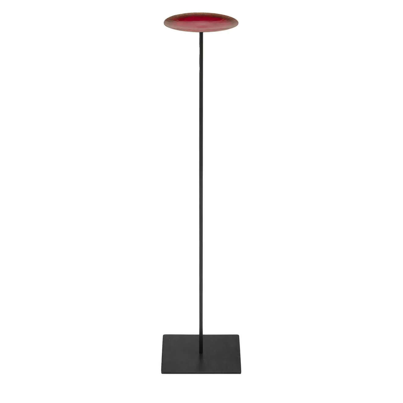 Incalmi Piatto rosso Specola su supporto