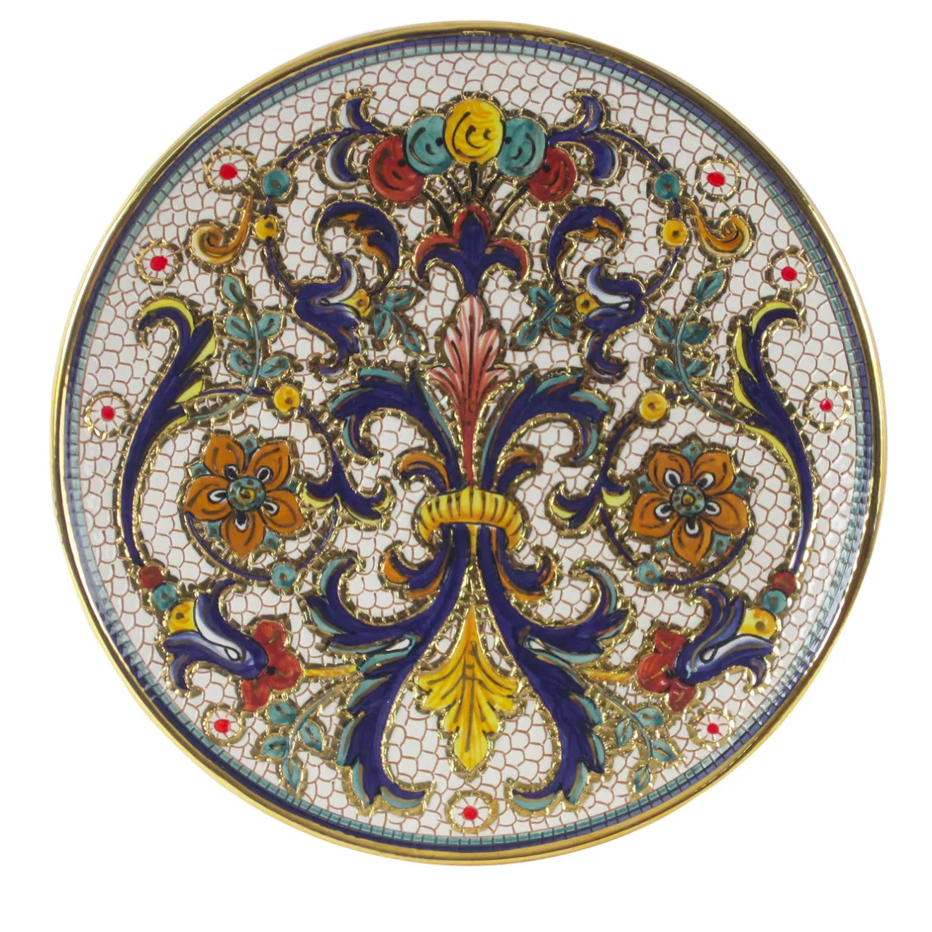 Sambuco Piatto rotondo a mosaico