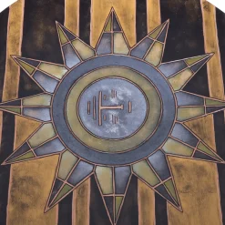 AV Metal Piatto Sole Al Centro con sfondo Sa Burra