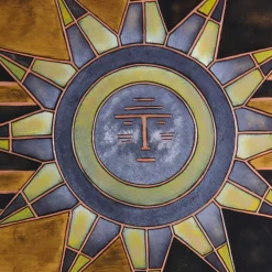 AV Metal Piatto Sole Al Centro con sfondo Sa Burra