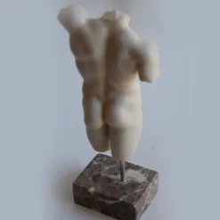 Todini Sculture Piccola scultura di torso maschile in marmo