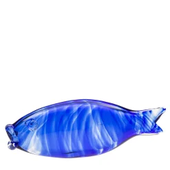 Casarialto Piccolo pesce blu in vetro di Murano