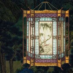 Grand Tour by Vito Nesta Plaid in velluto con Lanterne Cinesi