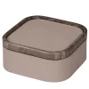 Giobagnara Polo Marmo Gray Scatola quadrata piccola impilabile