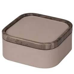 Giobagnara Polo Marmo Gray Scatola quadrata piccola impilabile