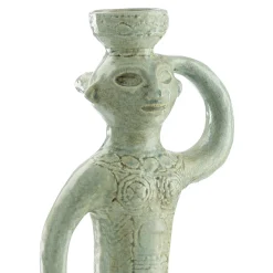 Marioni POP donna scultura in ceramica verde