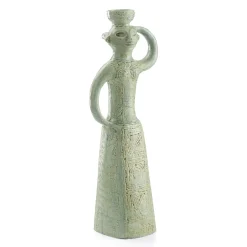 Marioni POP donna scultura in ceramica verde