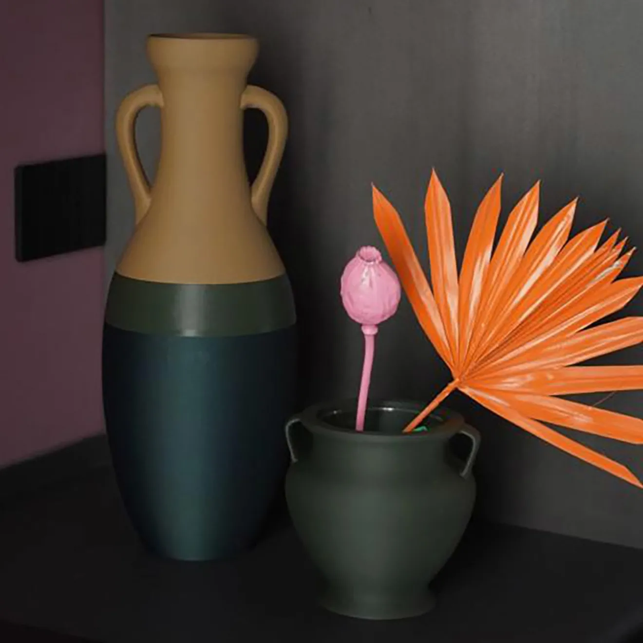 Pop Pot Poppea M Anfora verde
