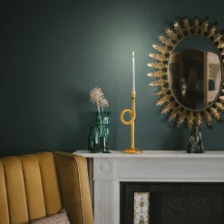 Aina Kari Portacandele a nodo in ambra veneziana