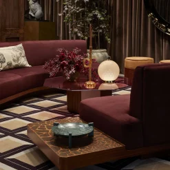 Aina Kari Portacandele a nodo in ambra veneziana