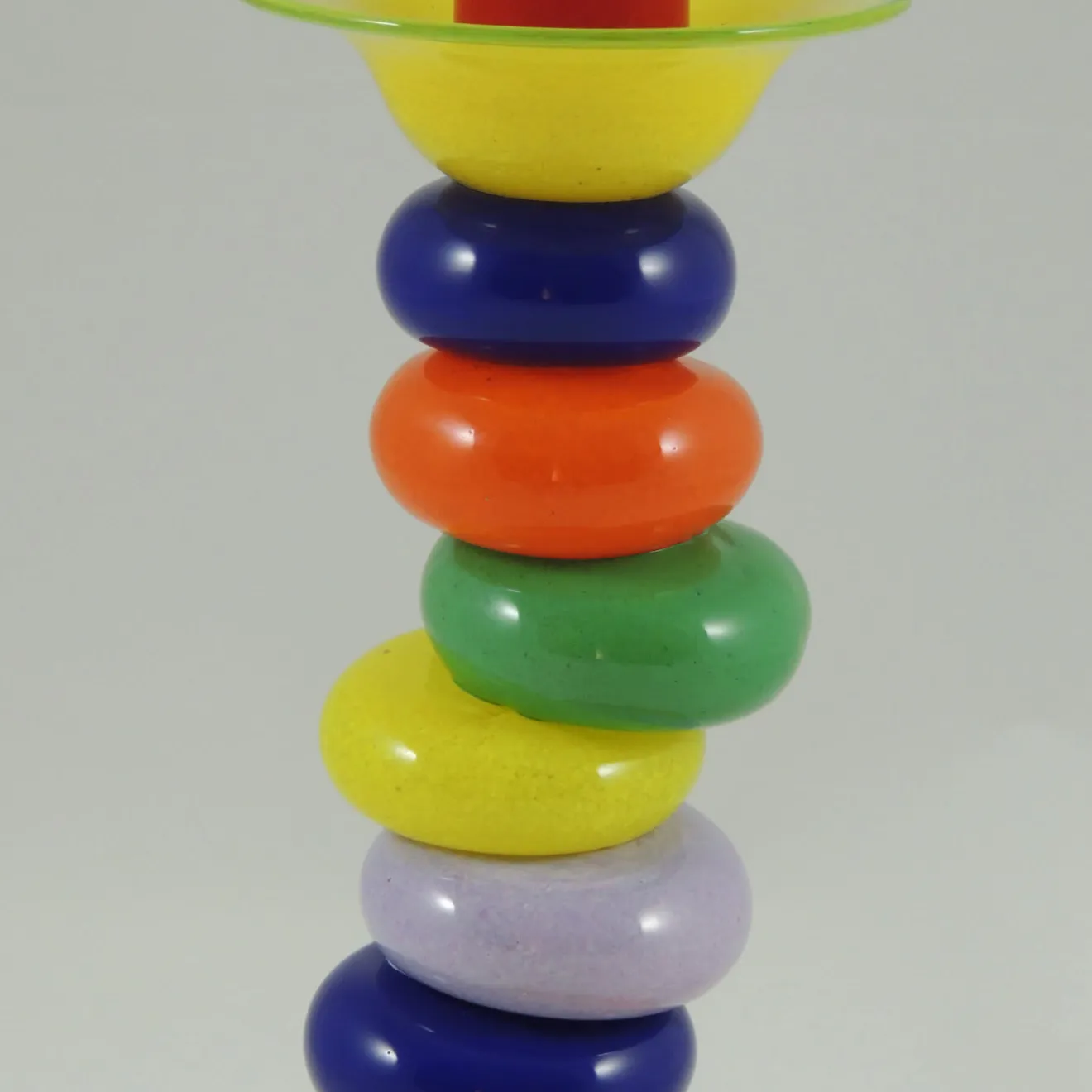 Gambaro e Tagliapietra Portacandele arancione Bilico