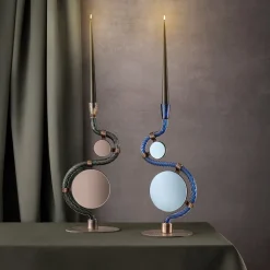 Aina Kari Portacandele Double-Face Blu