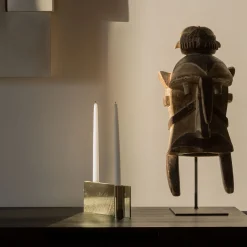 Mingardo Portacandele Folio oro by Acconci-Bastiani