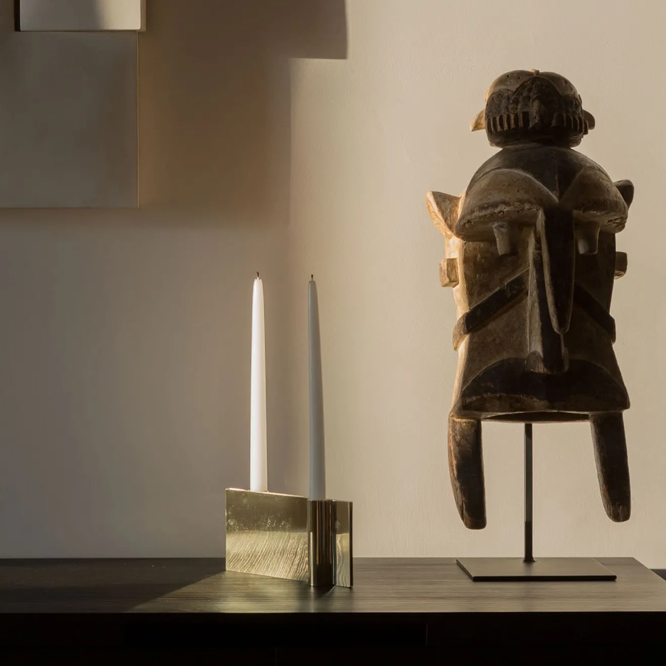 Mingardo Portacandele Folio oro by Acconci-Bastiani