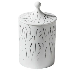 Cassina Portacandele Post Scriptum Black&White con coperchio di Formafantasma