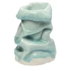 Vittorio Passaro Portacandele Stones in Porcellana Azzurro Chiaro #3