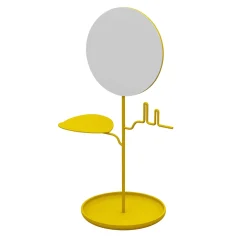 Nunzia Ponsillo Portagioie giallo Custode con specchio