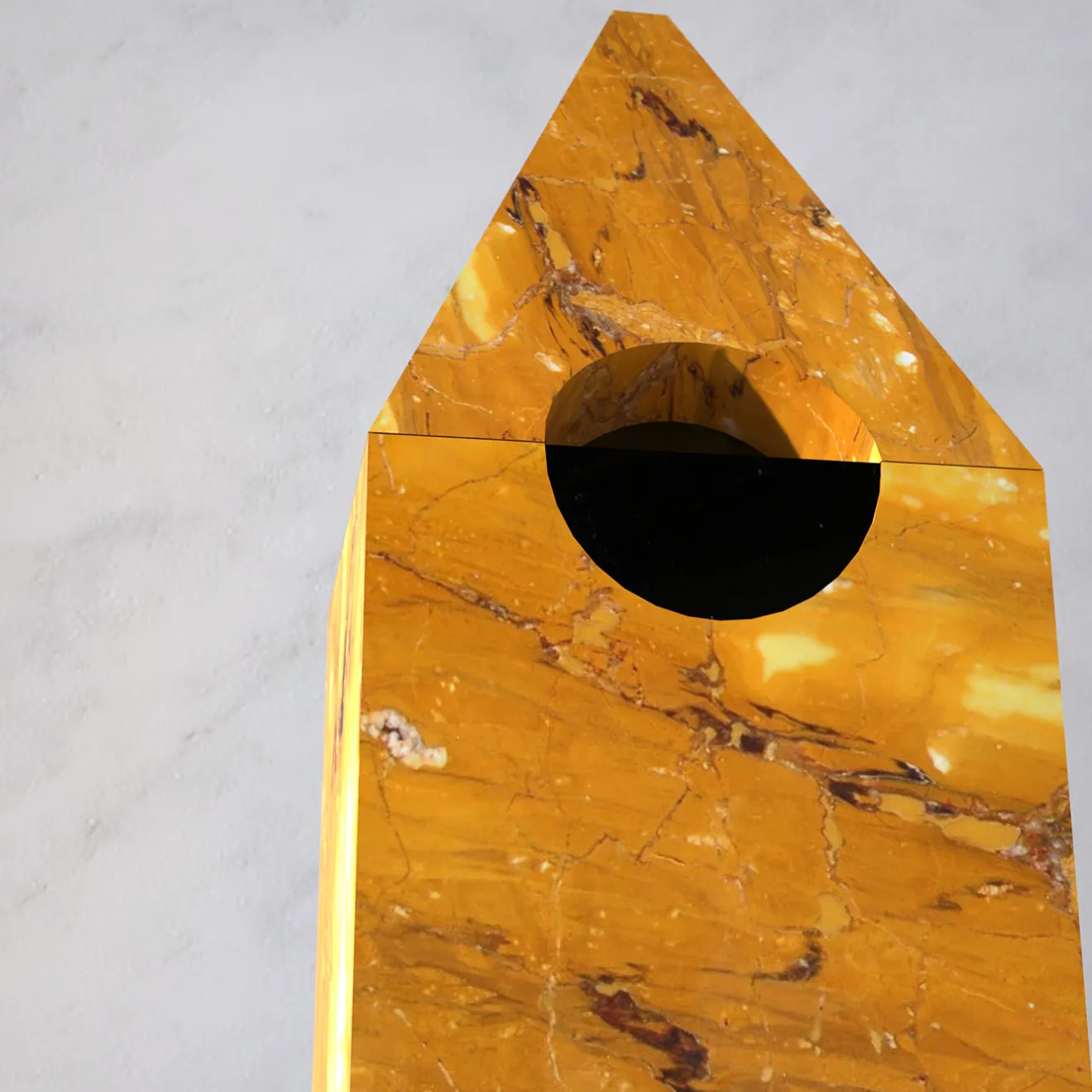 Carcino Design Portagioie Nostalgia in marmo giallo