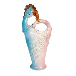 Alessandro Iudici Portaombrelli Leda e il Cigno in ceramica