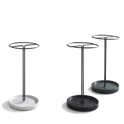 Salvatori Portaombrelli Pietra L07 in marmo Nero Marquinia di Piero Lissoni