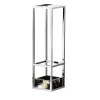 Arcahorn Portaombrelli Pluvio in acciaio inox con inserti in corno