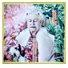 Barbara Petrecca Regina Elisabetta II in Giallo Arazzo Edizione Limitata
