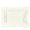 Verderoccia Roma Off White & Light Blue US King Sham