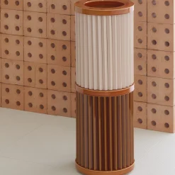 Mutina Rombini B VAso Marrone e Rosa di Ronan e Erwan Bouroullec