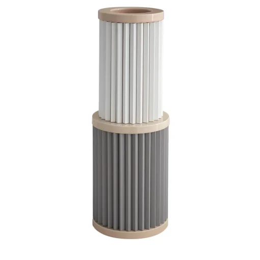 Mutina Rombini C Vaso Bianco e Grigio di Ronan e Erwan Bouroullec