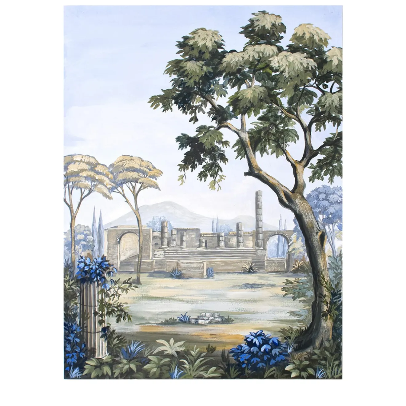 Mezzaluna Rovine Carta da parati