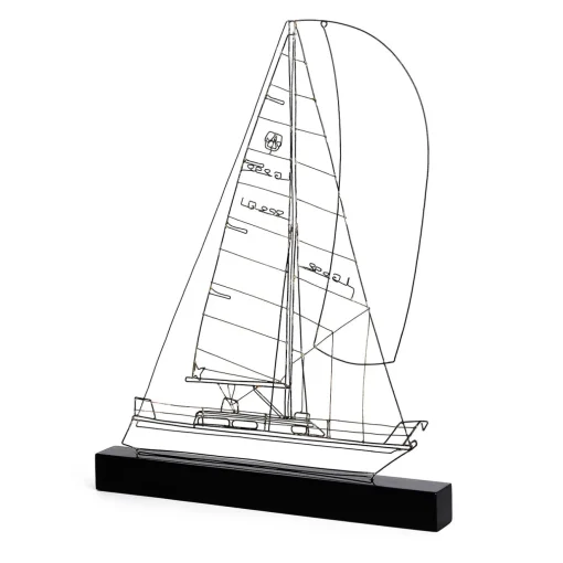 Profilo Saint Barth Barca a vela in metallo