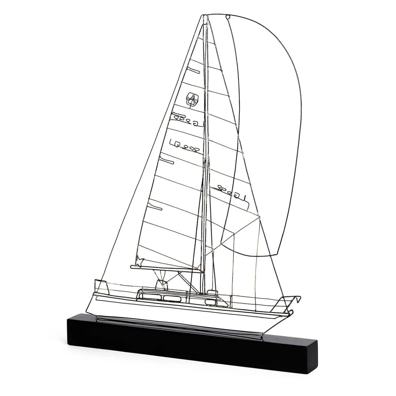 Profilo Saint Barth Barca a vela in metallo