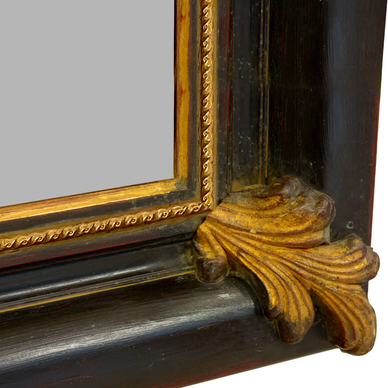 Caiafa Salvator Rosa Cornice in ebano e oro #1