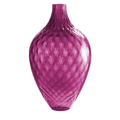 NasonMoretti Samarcanda Vaso decorativo alto Balloton rosso rubino