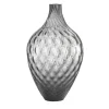 NasonMoretti Samarcanda Vaso decorativo alto grigio Balloton
