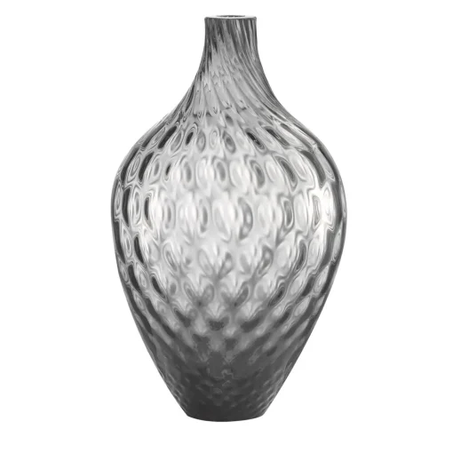 NasonMoretti Samarcanda Vaso decorativo alto grigio Balloton