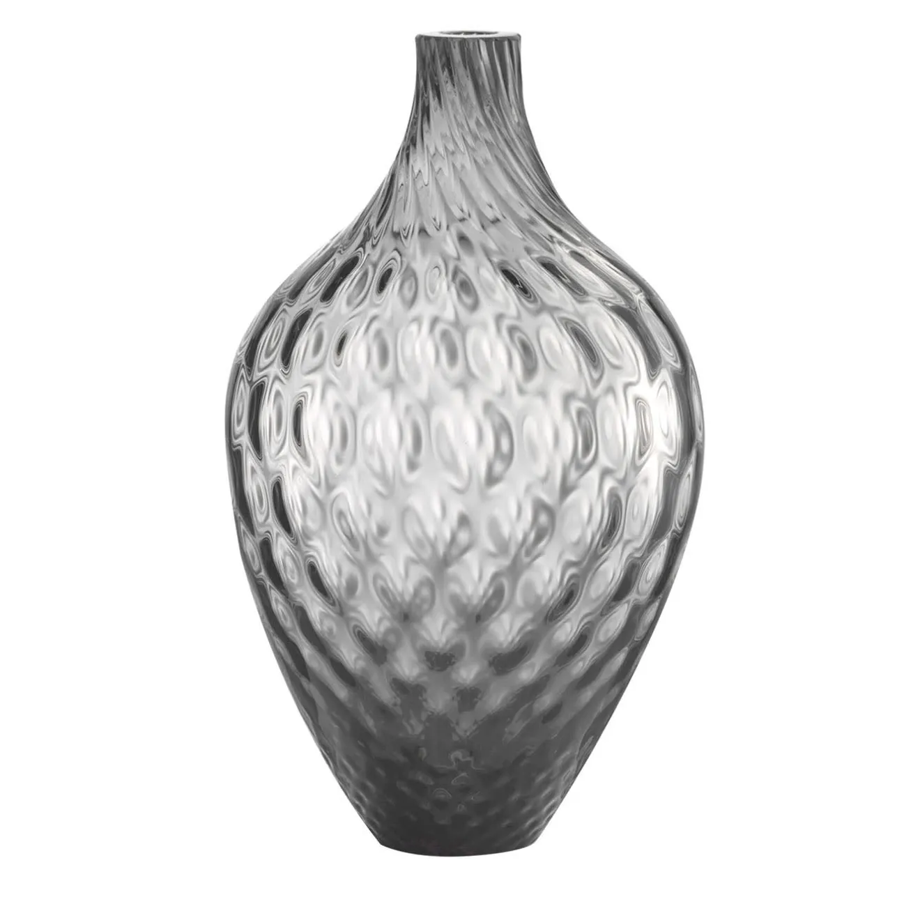 NasonMoretti Samarcanda Vaso decorativo alto grigio Balloton
