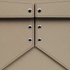 Pinetti Scatola armadio Origami in pelle marrone chiaro