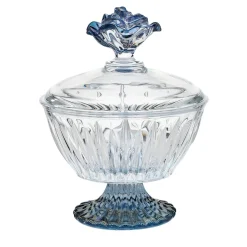 Creart Scatola con piedini Milano bicolore e pomello a forma di fiore #1