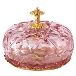 Greggio Scatola di cristallo rosa