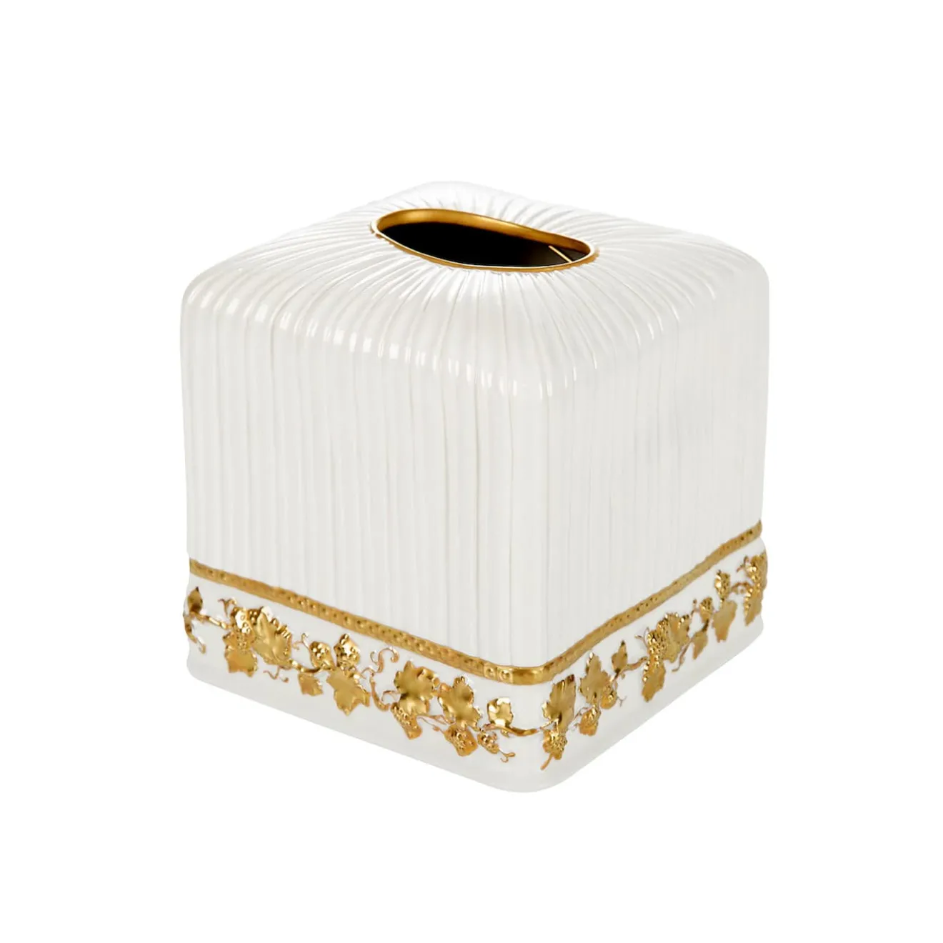 Villari SCATOLA IMPERO PER FAZZOLETTI - BIANCO