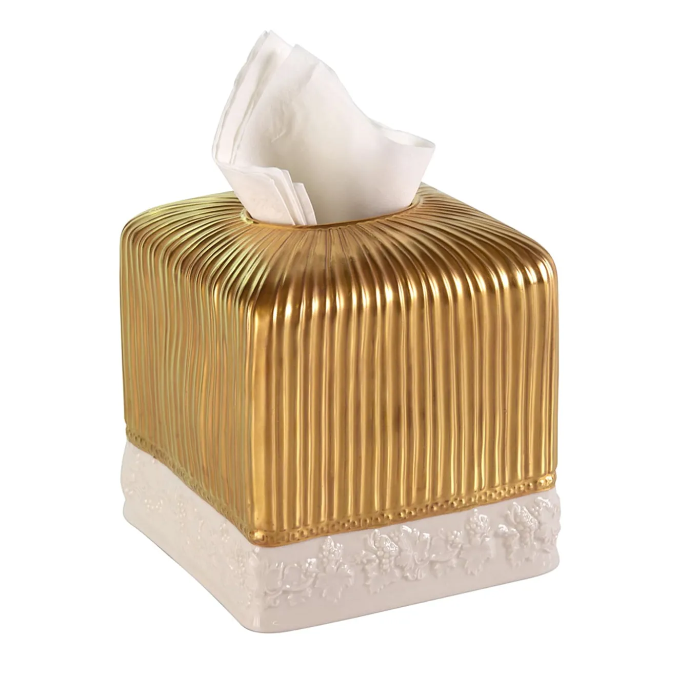 Villari SCATOLA IMPERO PER FAZZOLETTI - ORO