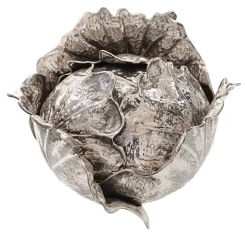 Fratelli Lisi Scatola in argento sterling Secret Cabbage