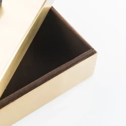 Selezioni Domus Scatola in Ottone con Pietre di Tormalina