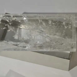 Giuliano Tincani Scatola in ottone di quarzo ialino