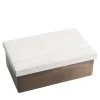 Selezioni Domus Scatola in Pelle di Anguila e Ottone Lucido con Coperchio