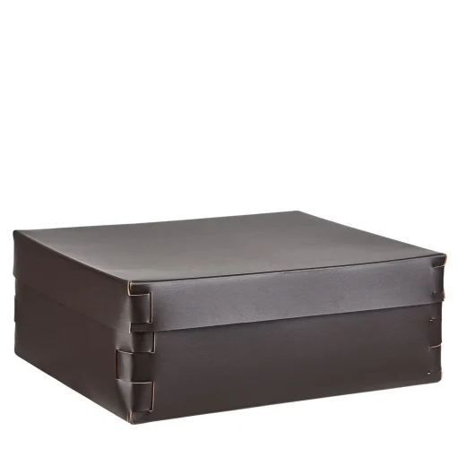 ADJ Style Scatola in pelle Snob Chocolate