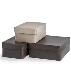 ADJ Style Scatola in pelle Snob Chocolate